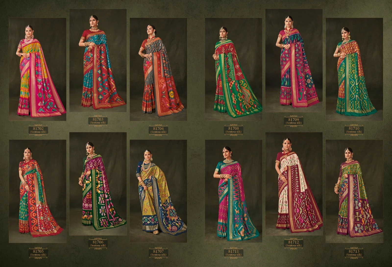Vipul Gulmarg Silk Vol 4 Beautiful Silk Wholesale Silk Sarees Catalog — Wholesale Sarees, MPA wholesale from Surat — view 13